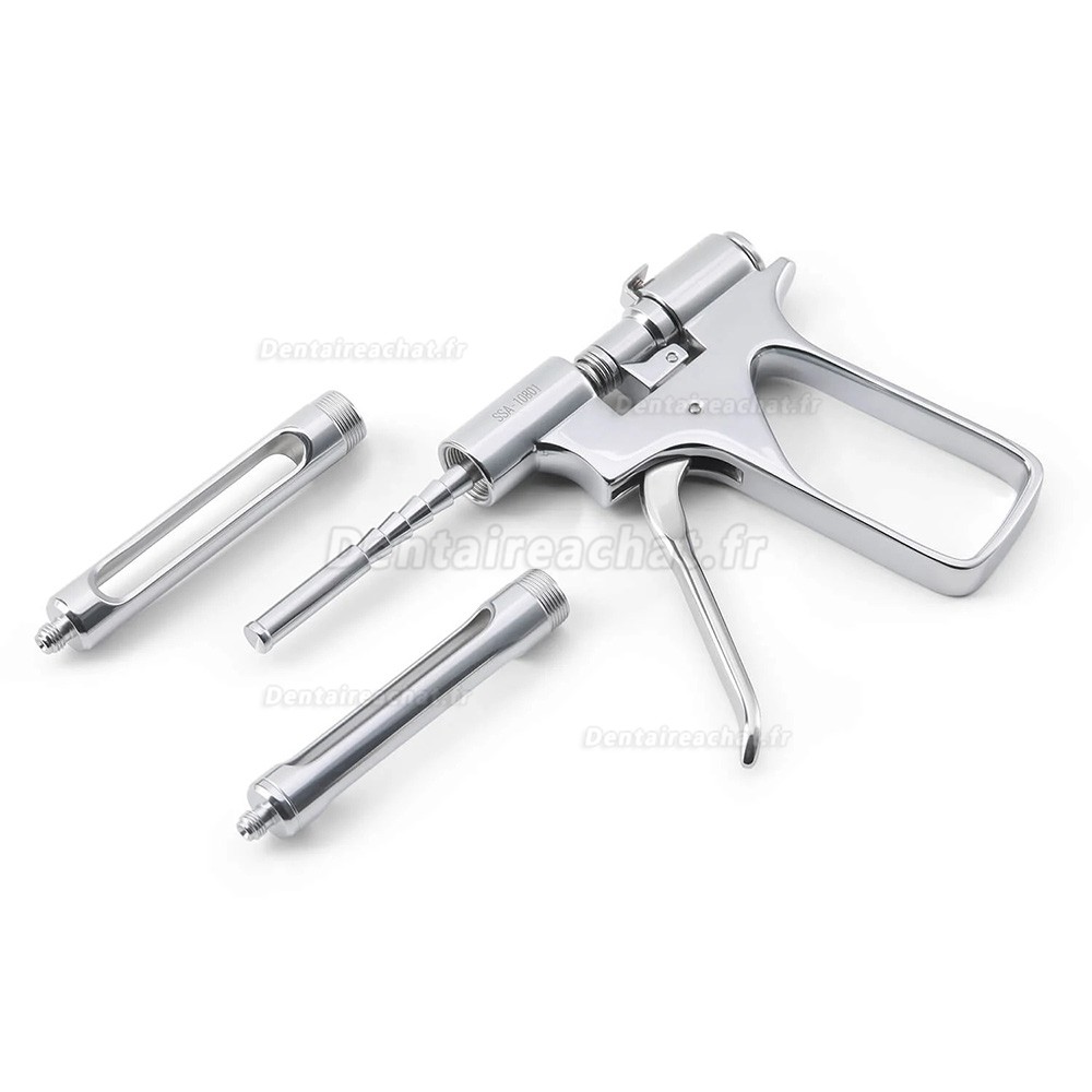 Pistolet seringue pour anesth&eacute;sie dentaire, injecteur intraligamentaire en acier inoxydable